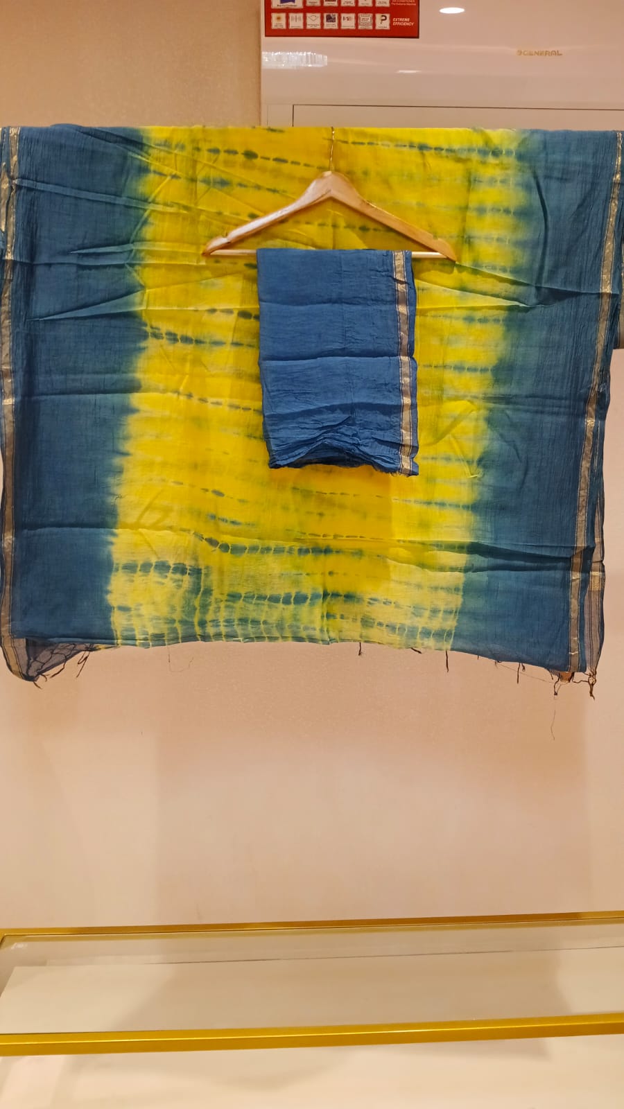 Chanderi Silk Saree Surya Neelam - Image 2