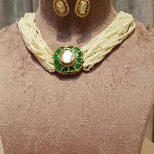 Emerald Pearl Heritage Choker Set