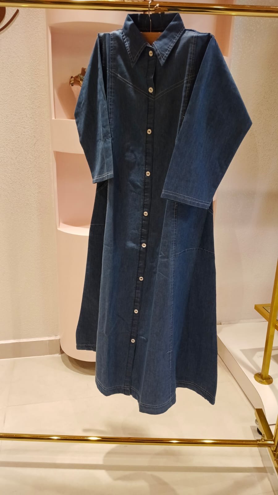 Classic Denim Shirt Dress