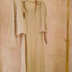 Natural Linen Co-ord Dress Set