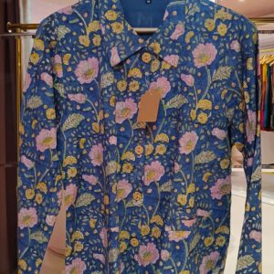 Midnight Garden Cotton Floral Shirt