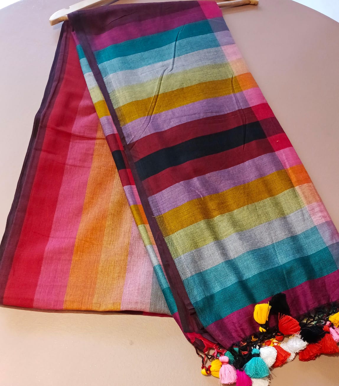 Prism Weave Premium Mul Cotton Saree